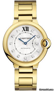 Cartier Ballon Bleu Yellow Gold With Diamonds