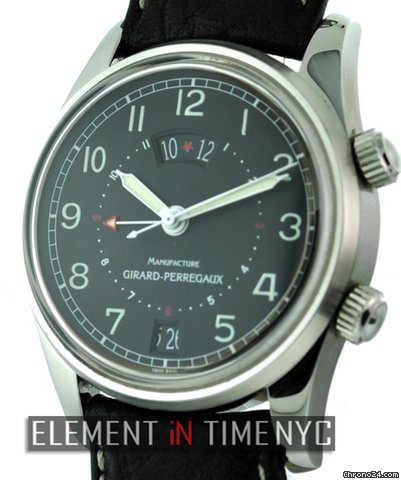 Girard PerregauxTraveler I GMT Alarm Stainless Steel 4940