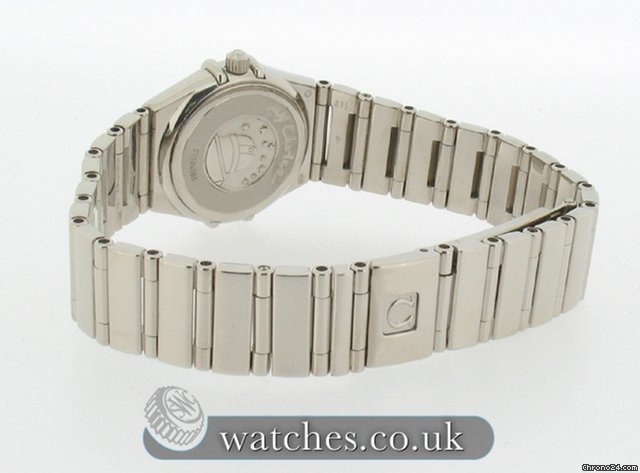 replica Omega Ladies Constellation White Gold WATCHES 1 