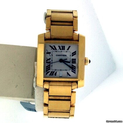 Cartier Tank Francaise Men's W50001R2 Pre-owned
