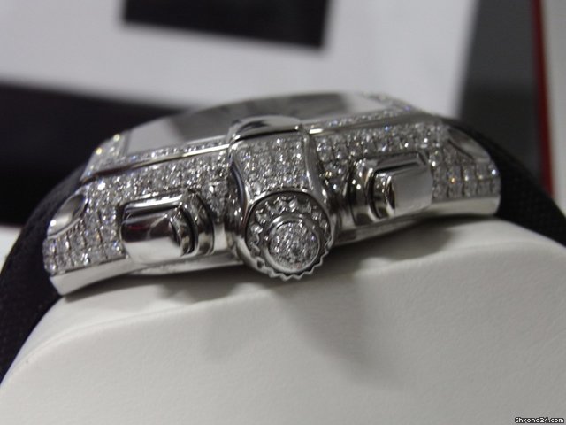 replica Cartier Roadster XL Chrono Custom Diamond Set WATCHES 1