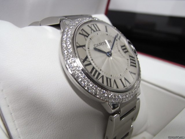 replica Cartier Ballon Bleu Small Custom Diamond Set WATCHES 1 