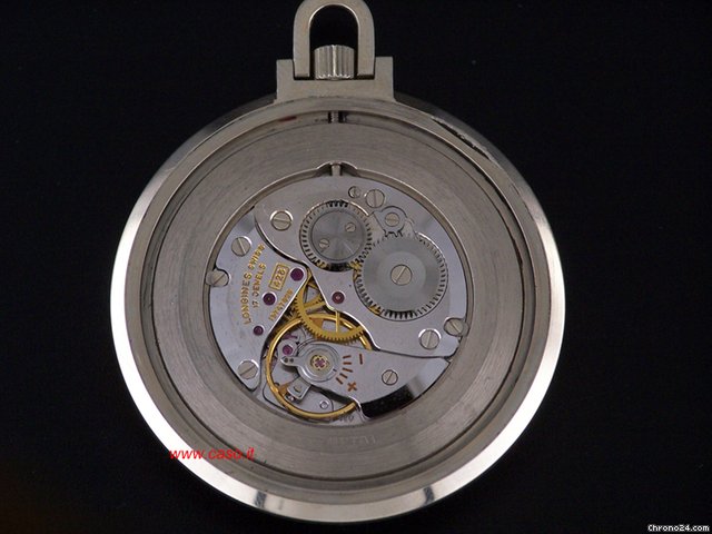 replica Longines White Gold Pocket Watch WATCHES 1 
