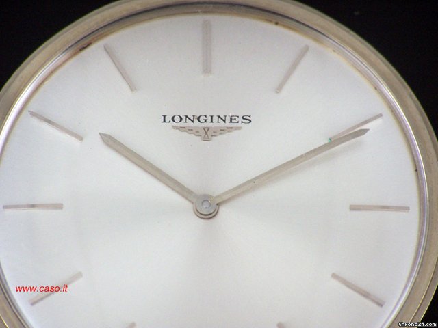 Longines White Gold Pocket Watch