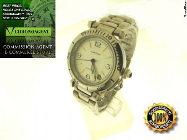 replica Cartier Pasha Ploungeur Automatico In Acciaio WATCHES 1 