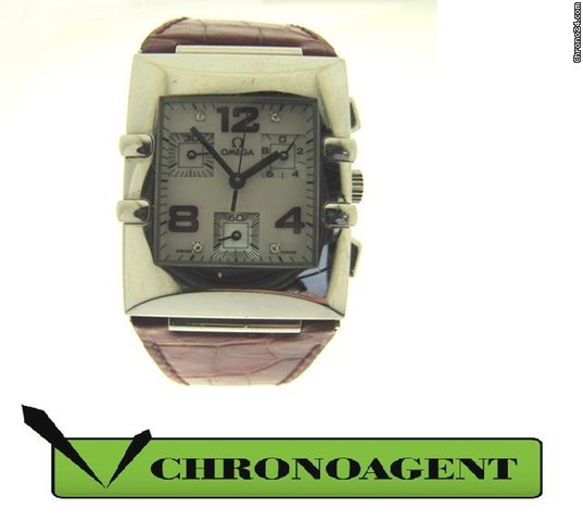 Omega Constellation Quadra Lady In Acciaio E Diamanti