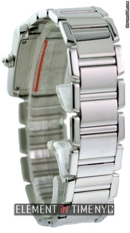 replica Cartier Tank Francaise 18K White Gold Factory Diamonds WATCHES 1 