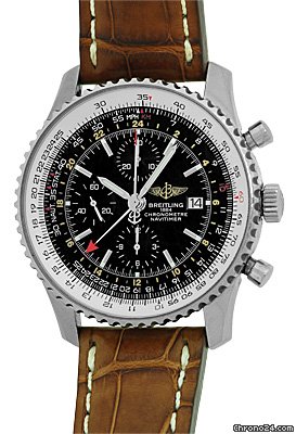 Breitling Navitimer World GMT Chronograph Strapwatch