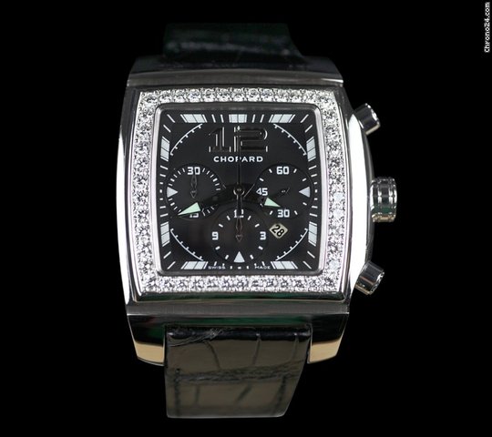 Chopard Two O Ten 18k White Gold Large Diamonds
