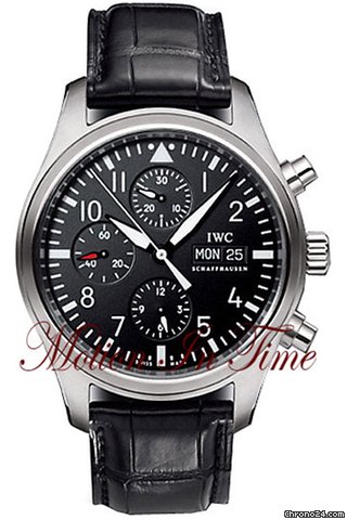 IWC PILOTS CHRONOGRAPH AUTOMATIC 42mm DAY-DATE NEW LARGER MODEL