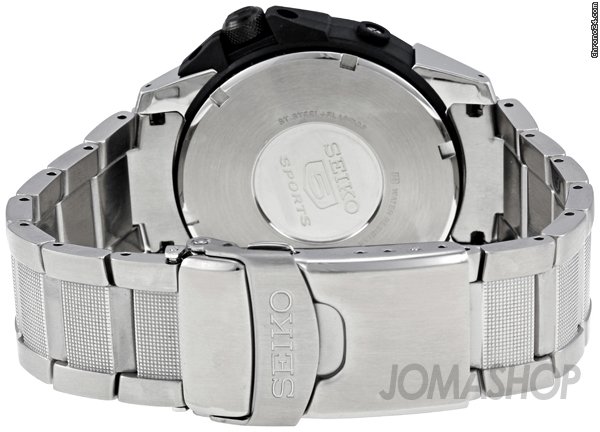 replica Seiko 5 Stainless Steel Black Dial Automatic Mens Watch SKZ229K1 WATCHES 1 