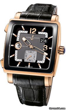 Ulysse Nardin Quadrato Dual Time Rose Gold