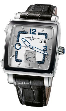 Ulysse Nardin Quadrato Dual Time Stainless Steel