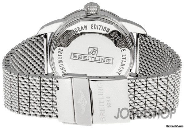 replica Breitling SuperOcean Blue Dial Stainless Steel Mens Watch A1732116-G717SS WATCHES 1 