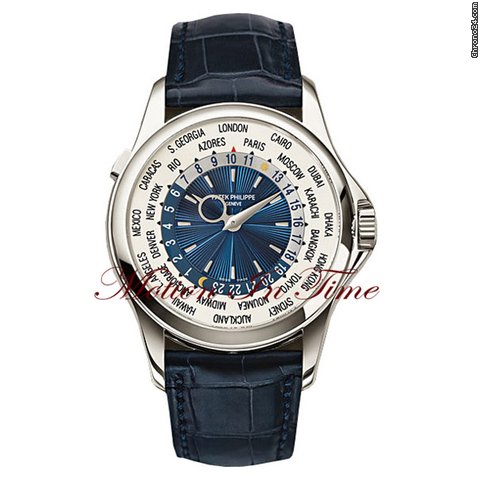 Patek Philippe 5130P WORLD TIME PLATINUM - FACTORY SEALED RARE BLUE