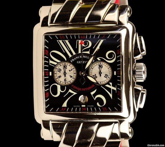 Franck Muller Conquistador Cortez Chronograph 10000 H CC SS Mens [ON HOLD]