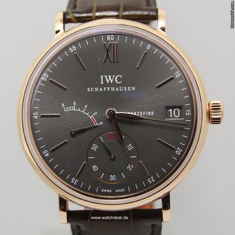 IWC Portofino Hand-Wound Eight Days NEU incl. MWST mit Box + Pa