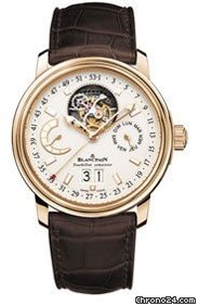 Blancpain Leman Grande Rose Gold Tourbillon Mens Watch 2925-3642-53B