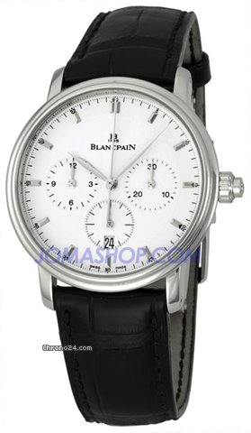 Blancpain Villeret Single Pusher Mens Watch 6185-1127-55B