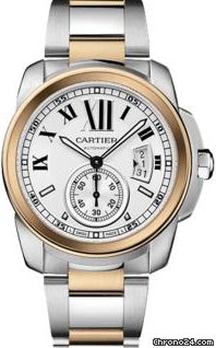 Cartier Calibre de Cartier Automatique Steel and Gold