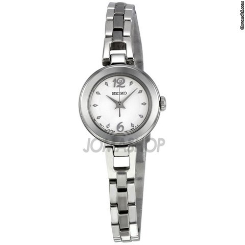 Seiko Silver Dial Stainless Steel Ladies Watch SXGN77