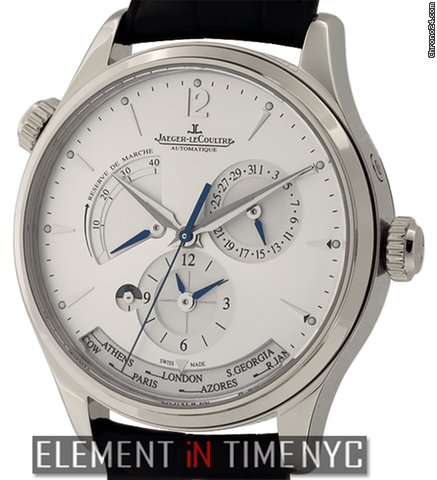 Jaeger-LeCoultre Master Geographic Stainless Steel 142.84.21