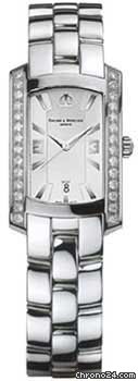 Baume & Mercier and  Hampton Milleis Diamond Steel Ladies Watch 8513