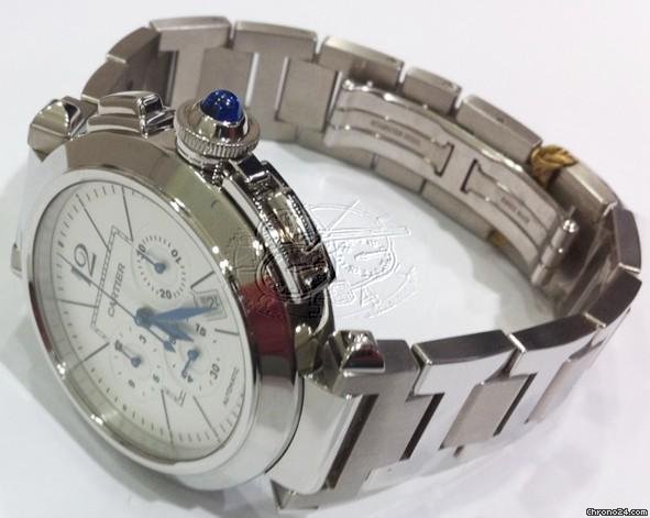 Cartier PASHA CHRONOGRAPH BRACELET  MENS WATCH