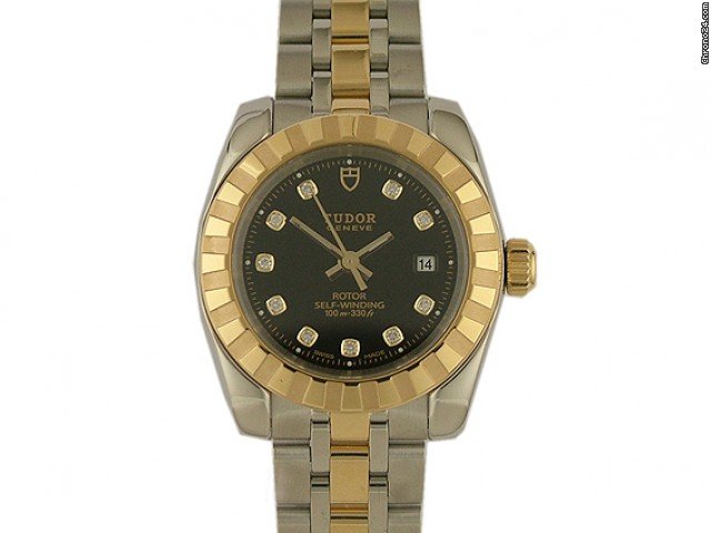 Tudor Classic Date Lady Stahl/Gelbgold Diamond 29mm