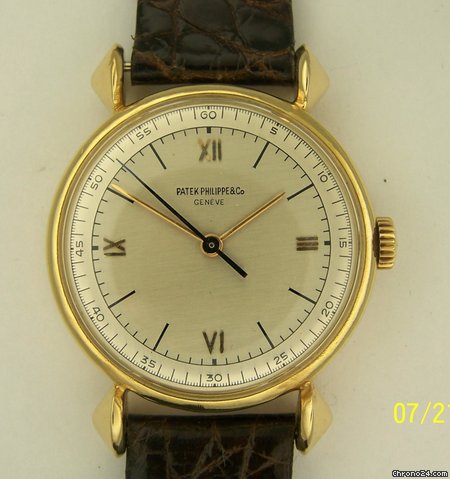 Patek Philippe Ref. 1536 YELLOW GOLD  CONICAL LUGS