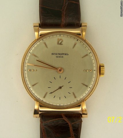 Patek Philippe Ref. 1584 Rose Gold with Hooded Lugs