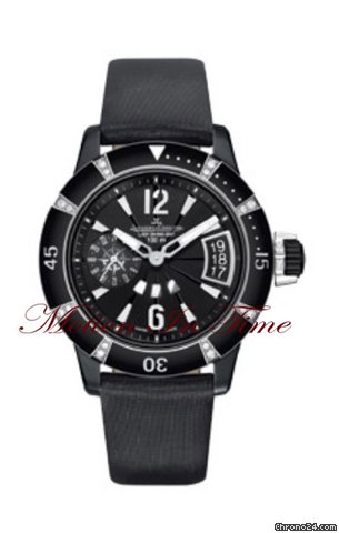 Jaeger-LeCoultre Master Compressor Diving GMT Lady Black Ceramic 39mm NEW