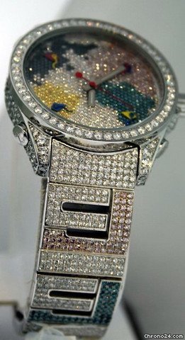 replica Jacob & Co. . 5 Time World JC 40 Pre-owned WATCHES 1 
