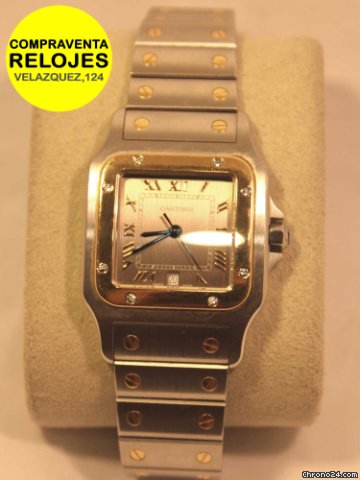 Cartier SANTOS acero y oro
