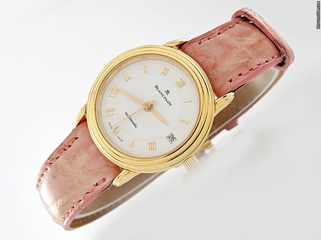 Blancpain Damen 750/- Gelbgold Automatik