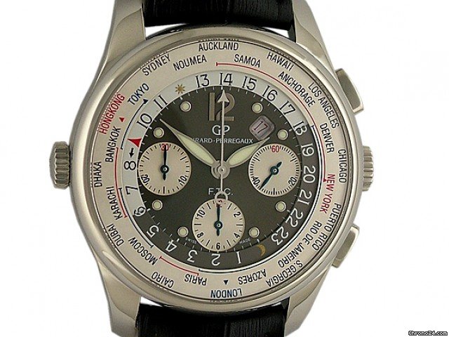 Girard Perregaux WW.TC Weltzeit Chronograph 43mm