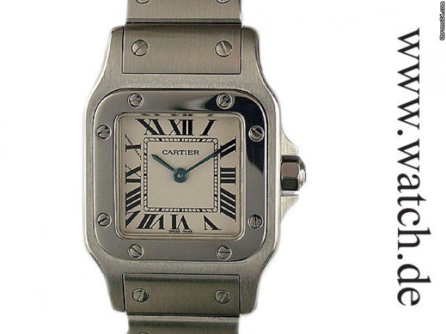 Cartier Santos Galbee PM kleines Modell 35x27mm