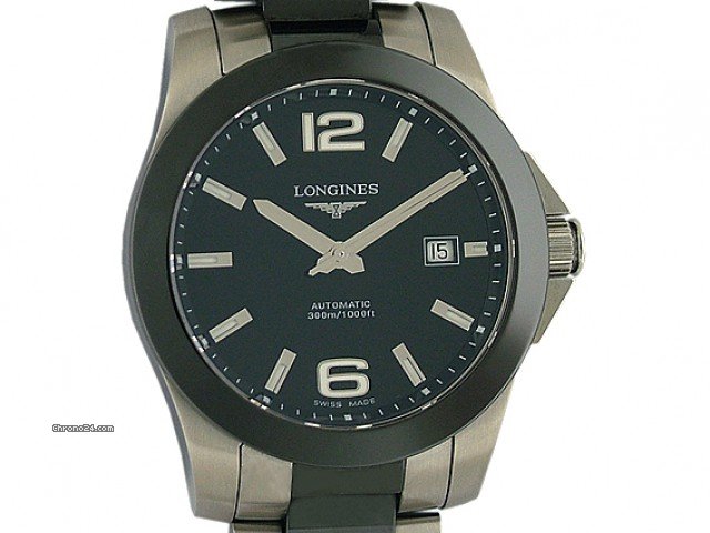 Longines Conquest Automatic Stahl/Keramik 41mm