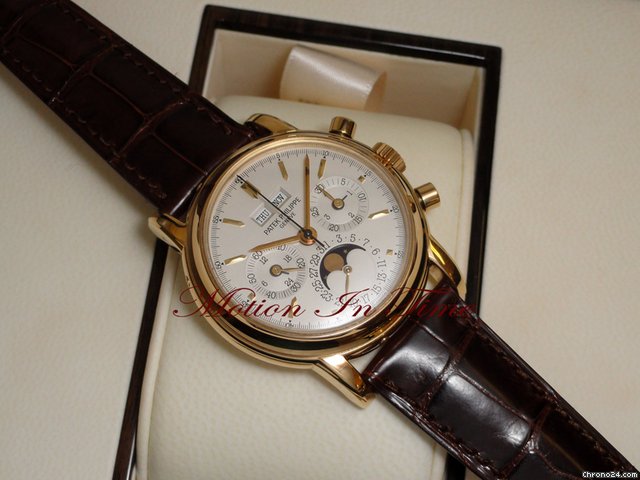 Patek Philippe 3970J PERPETUAL CALENDAR CHRONOGRAPH RARE YELLOW GOLD