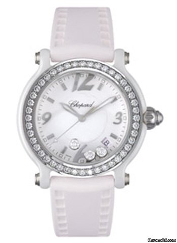 Chopard Happy Sport Ceramic Ladies Watch 288507-9012