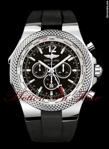 Breitling Bentley Motors GMT Chronograph Stainless Steel "Black"
