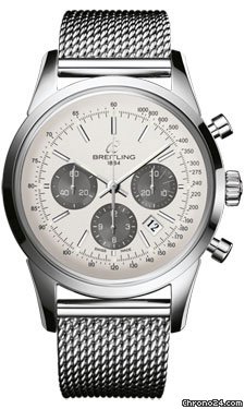 Breitling Transocean 01 Chronograph Stainless Steel