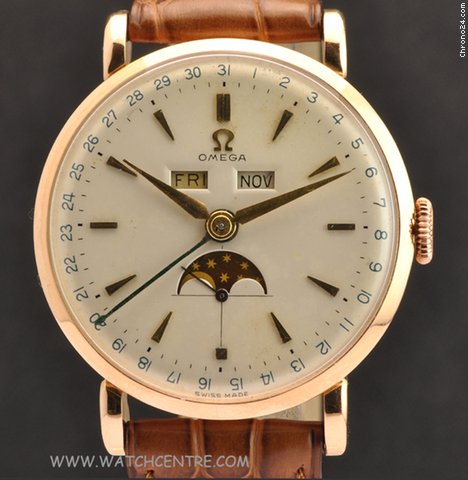 Omega Rose Gold MoonPhase Vintage Cosmic 2473