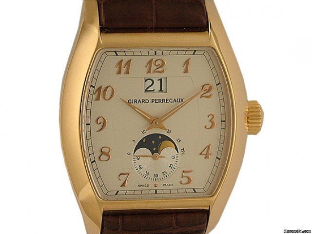 Girard Perregaux Richeville Mondphase Gro datum Rosegold