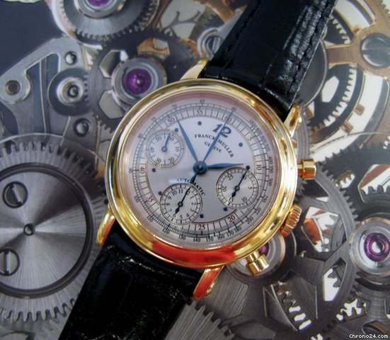 Franck Muller Chronograph 7000 18k Gold  Rare