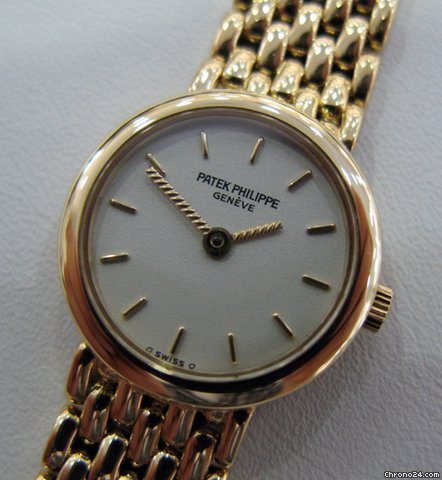 replica Patek Philippe Quartz 18k  W Intricate Hands 20mm WATCHES 1 