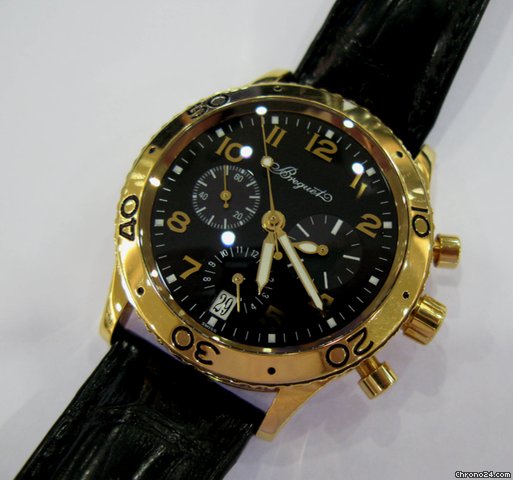 Breguet Transatlantique Xx Chronograph 18k Ref 3820