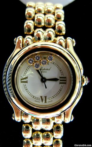 Chopard Happy Sport 18k Diamonds Great Dial  Rare