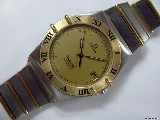 Omega Constellation 1202.10 Ss & Gold Full Bar  Rare