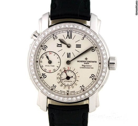 Vacheron Constantin Dual Time 18k & Diamonds